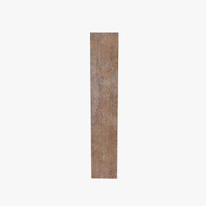 3D Medieval wooden Pole model