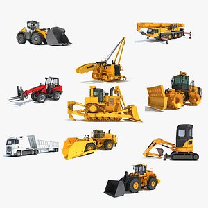 Heavy Construction Equipment Pack – Professional Machinery Collection