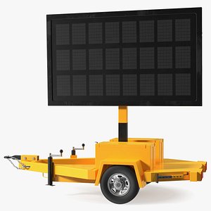 Electronic Traffic Message Sign Turned Off