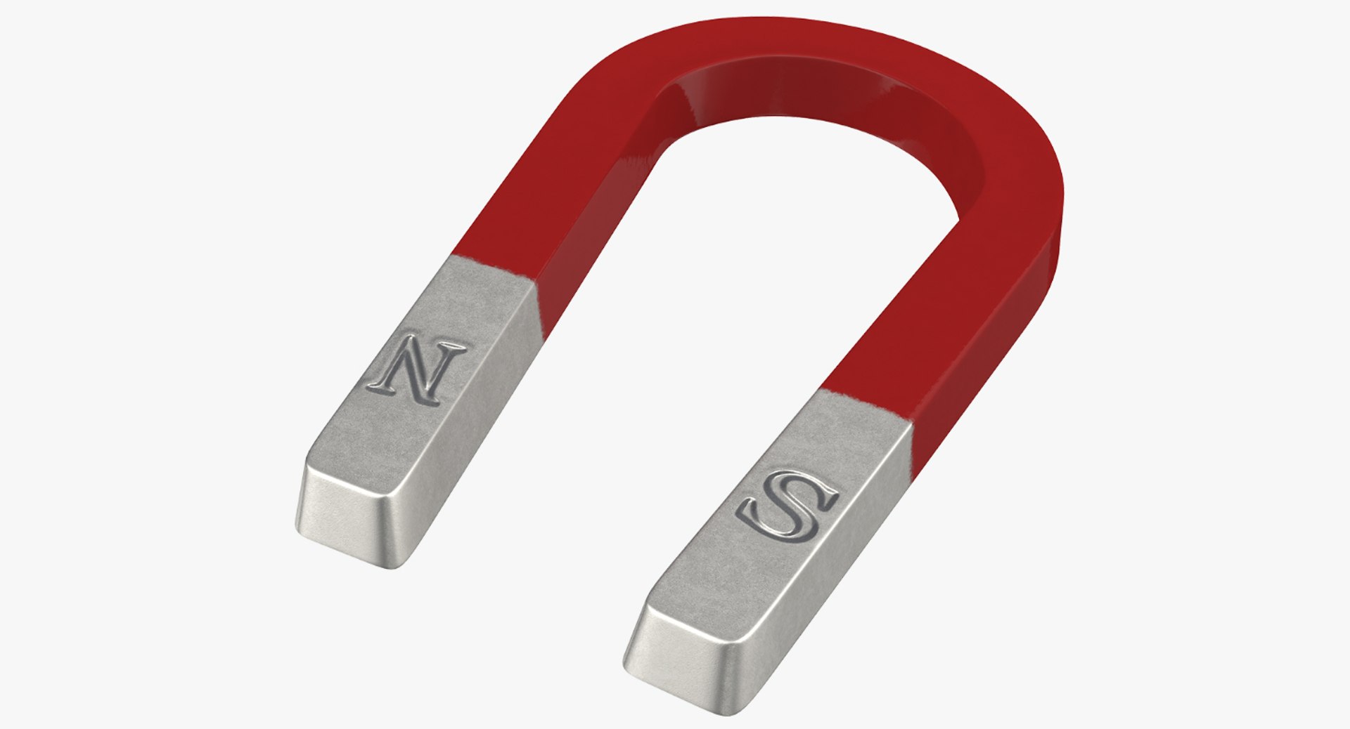 Horseshoe Magnet 3D Model 3D model preview