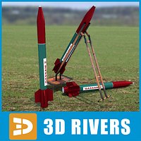 Qassam missile 03 by 3DRivers