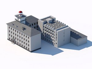 3D non-residential administrative building