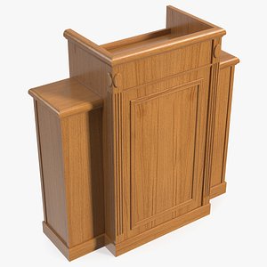 Religious Pulpit Light Wood