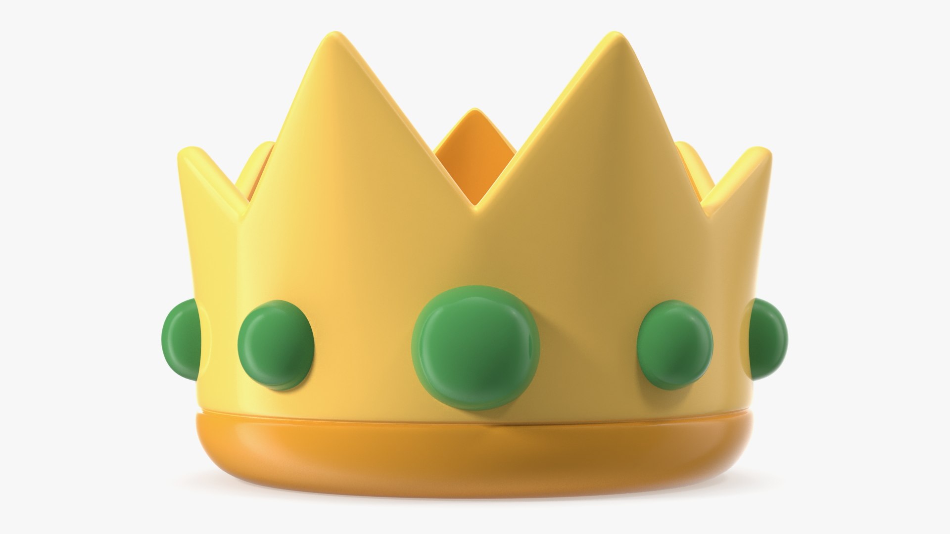 Crown Emoji 3D model preview