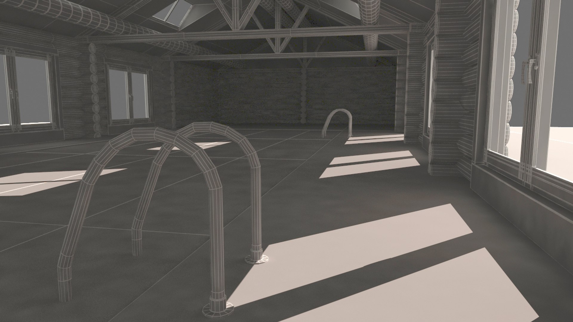 3d Model Interior Pool