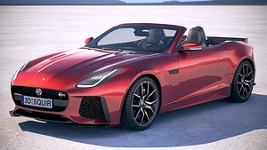 f-type cabrio svr 3d max