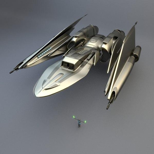 space spaceship 3d model