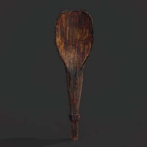 3D Medieval Dark Spoon