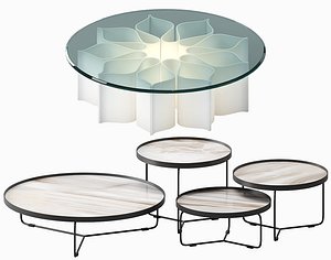 coffee table sets 3D model