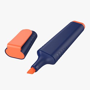 highlighter pen 3D model