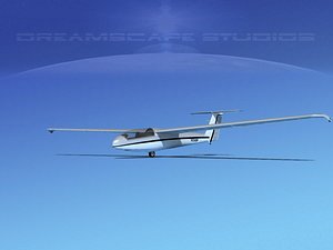 3d model of letov sailplane