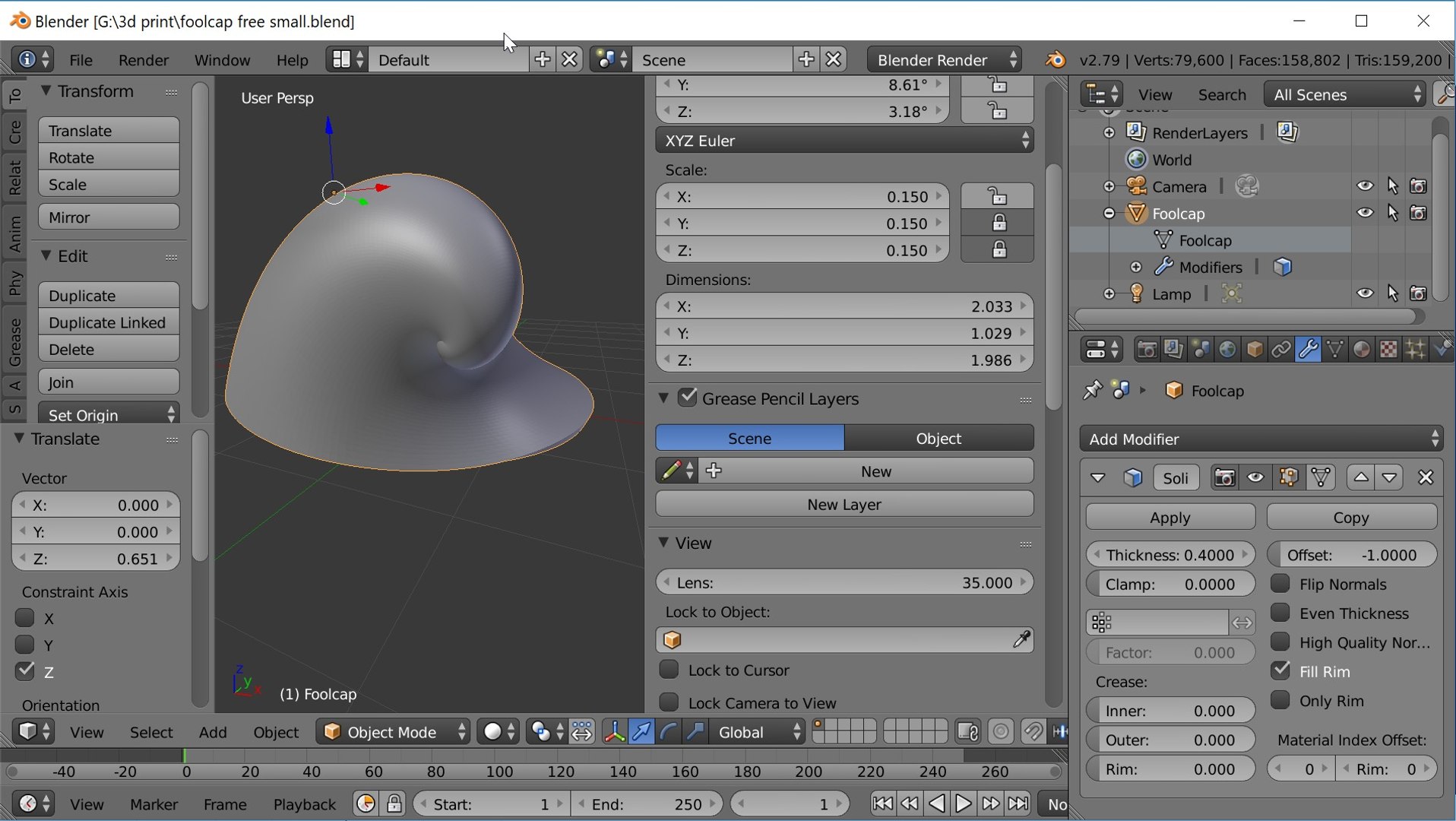 Free Fool Cap Shell 3D Model - TurboSquid 1342895