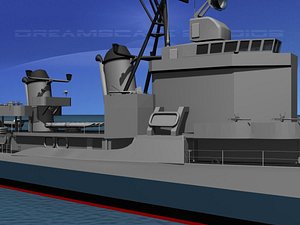 anti-aircraft gearing class destroyers obj