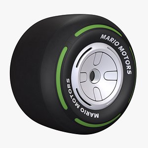 Slick Tire - Mario Kart Assets