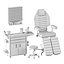 Mobilier de salon de tatouage