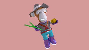 monkey toon yacht chimp club unreal bored mod engine 3D model