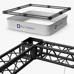 Exhibition Truss Display Structure Mockup
