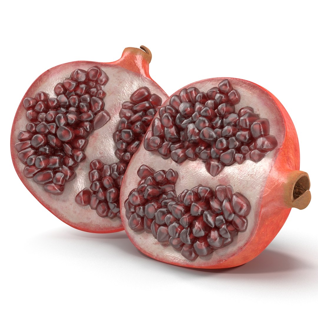Pomegranate Cross Section 2 3D Model 3D model preview