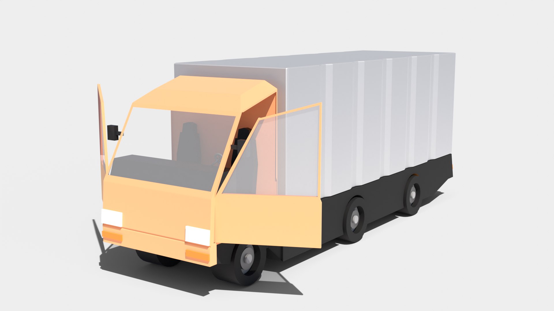 3D Truck B Model - TurboSquid 2191400