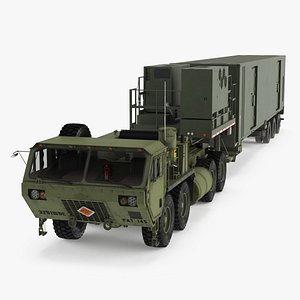 US Army Typhon Battery Operation Center with Truck HEMTT M983