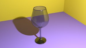 Realistic Wineglass