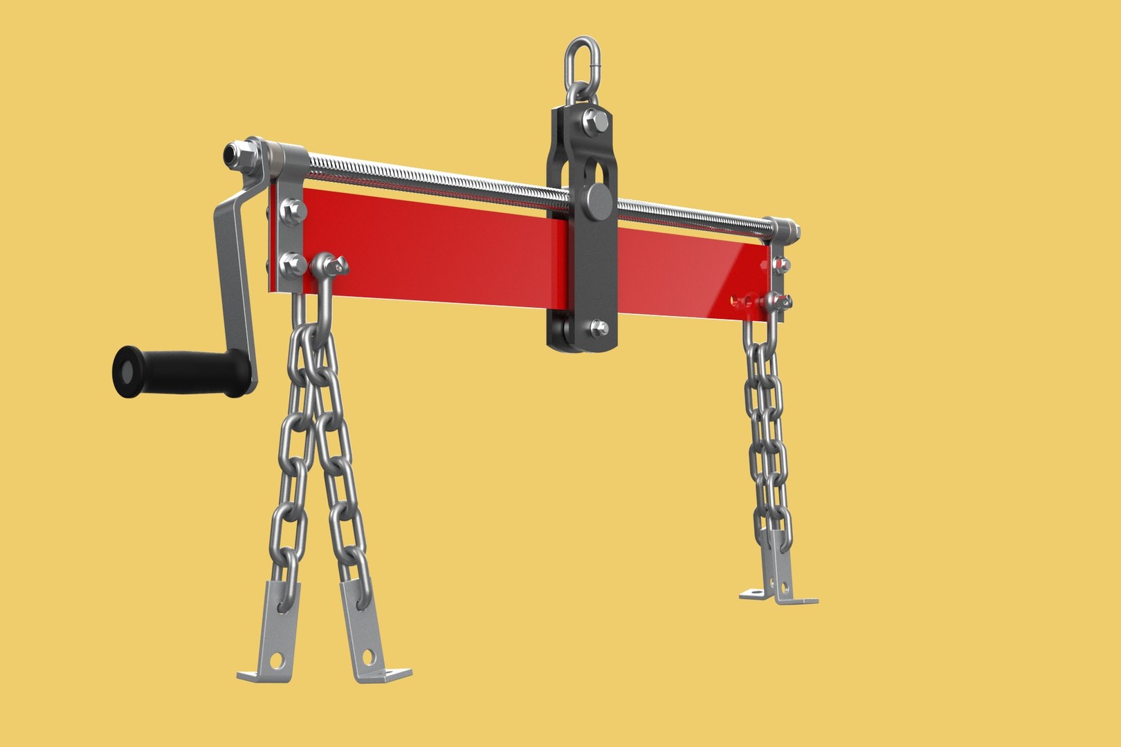 3D LOAD LEVELER ENGINE HOIST LIFT CRANE BALANCER ENGINE CHAINS HOOK ...