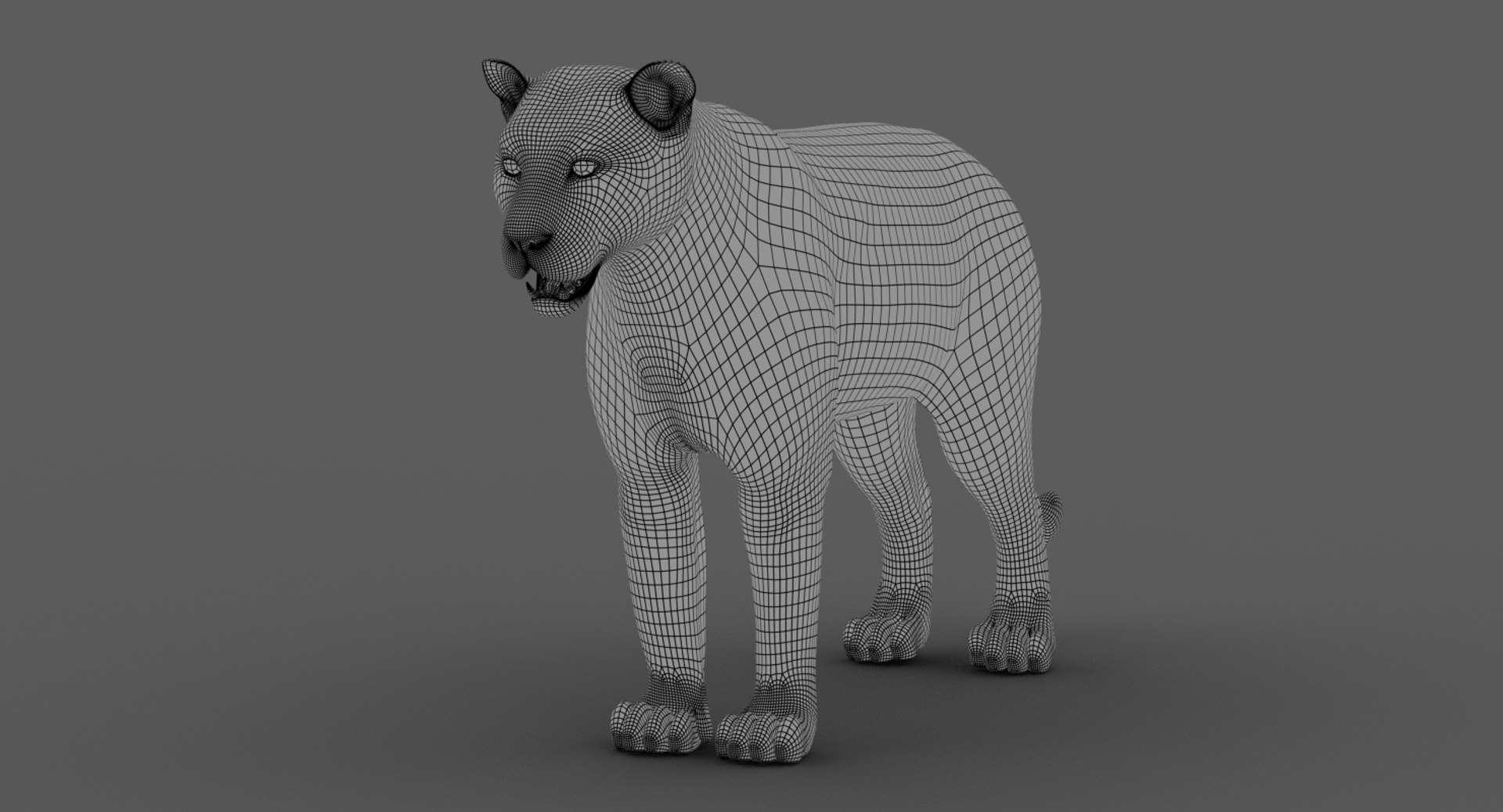 Tiger Rigged Fur Model - TurboSquid 1396777