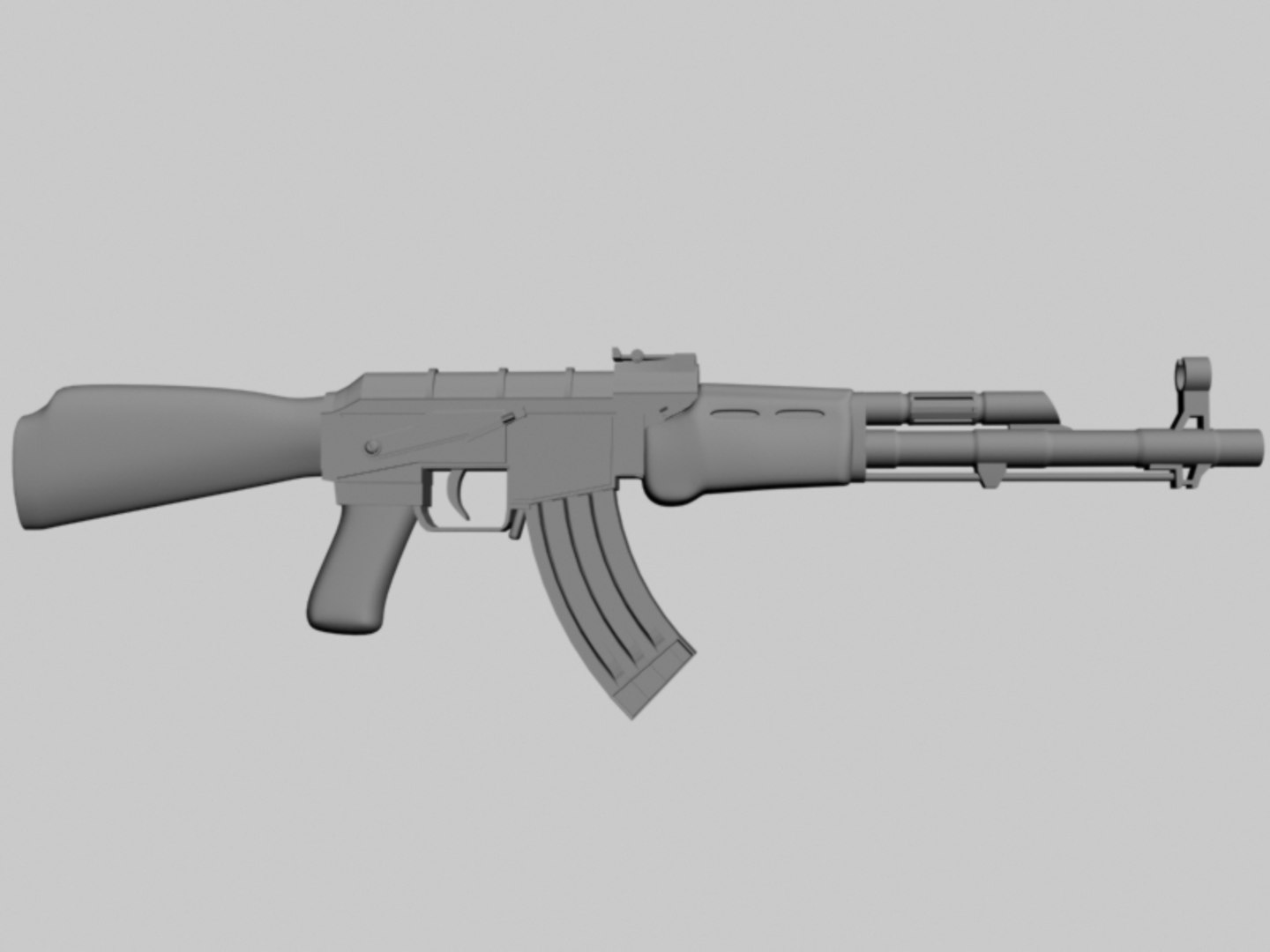 3d model ak 47 ak-47