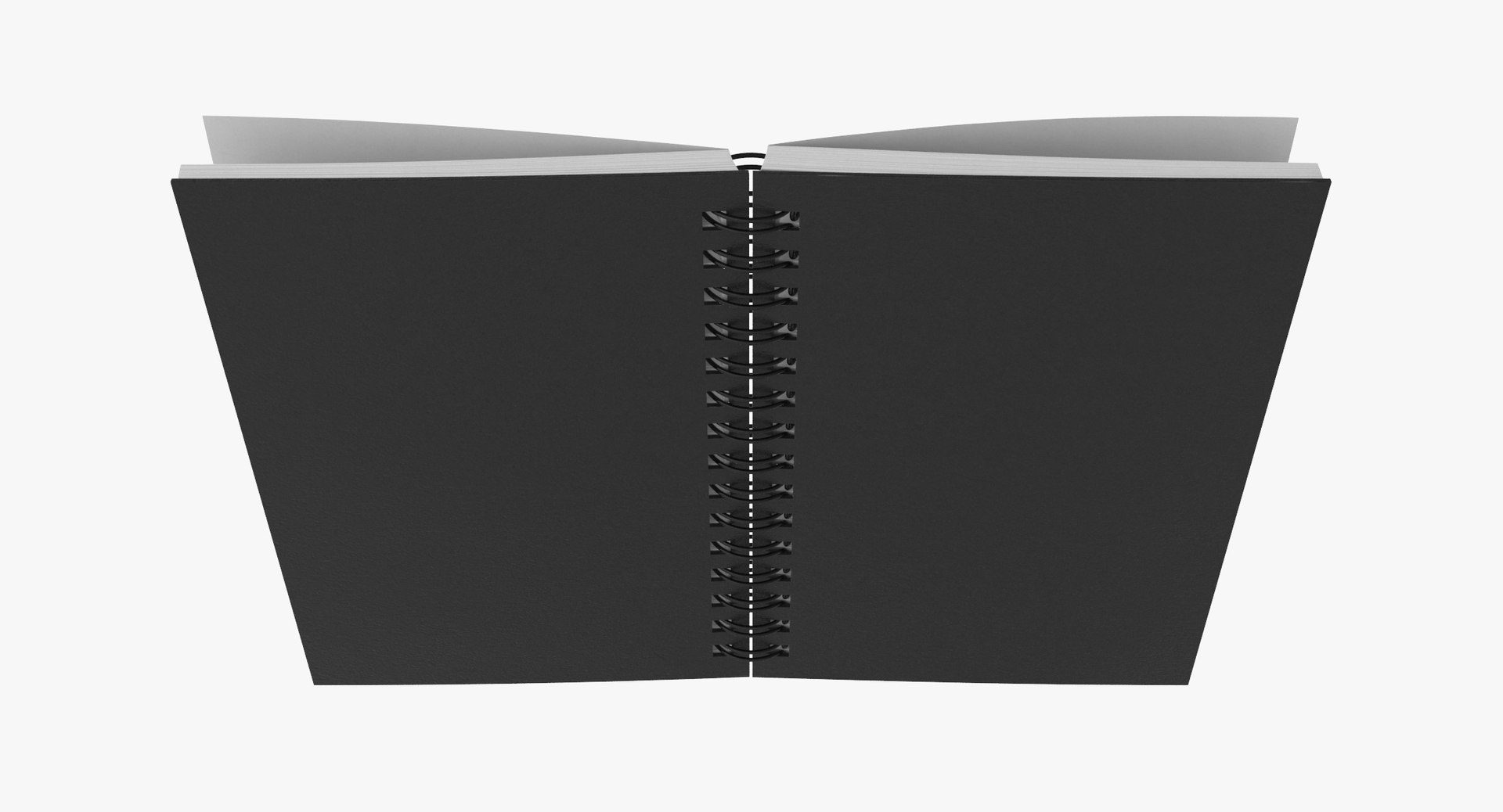 Spiral sketchbook 03 3D model - TurboSquid 1209508