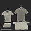 T-shirts Collection de modèles 3D