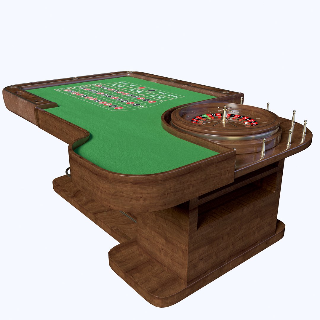 Casino Roulette Table 3D Model - TurboSquid 1717764