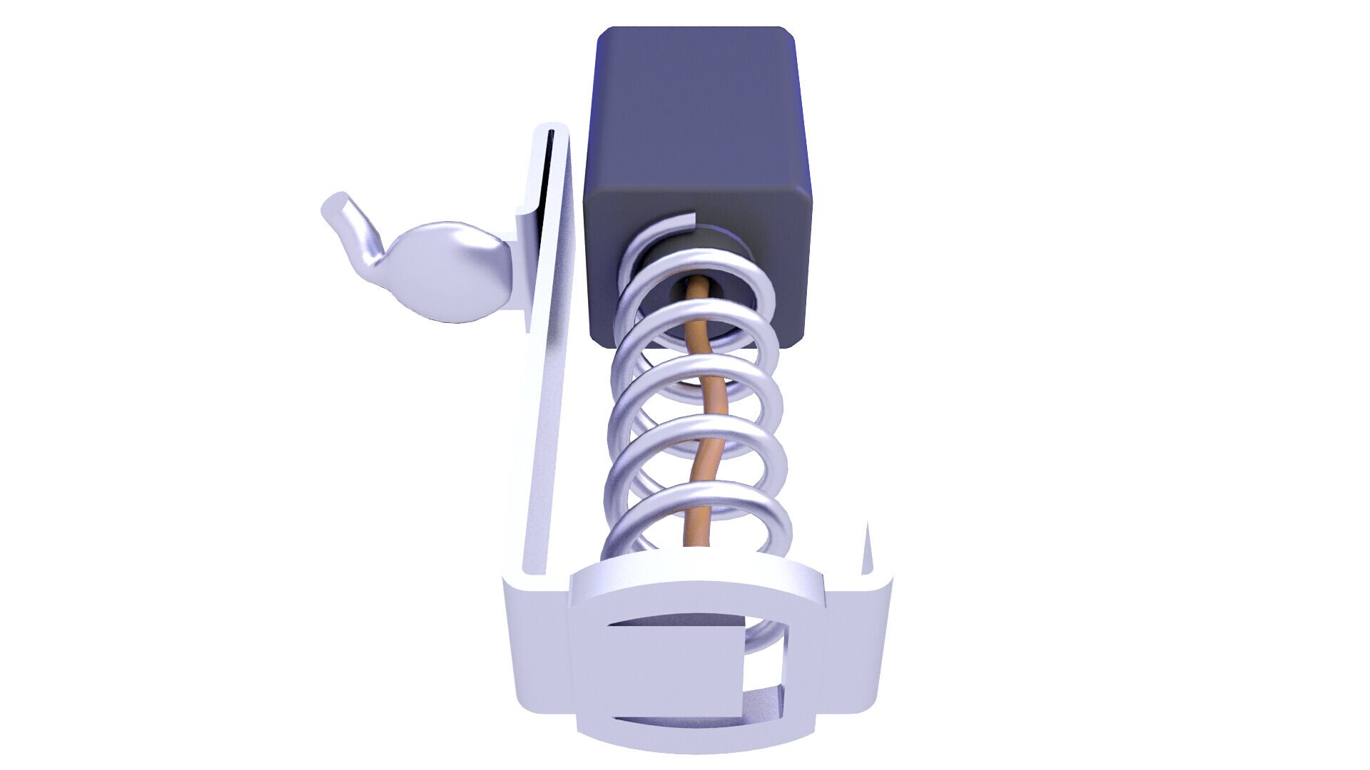 Carbon Brush Spring 1 3D Model - TurboSquid 2257207
