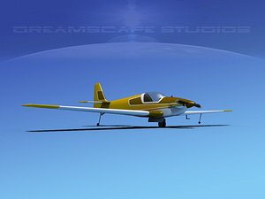 3d model propeller fournier rf-4