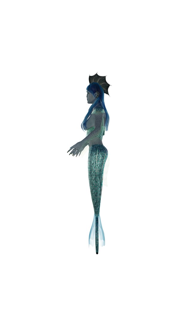 Mermaid Rigged 3D - TurboSquid 1685459