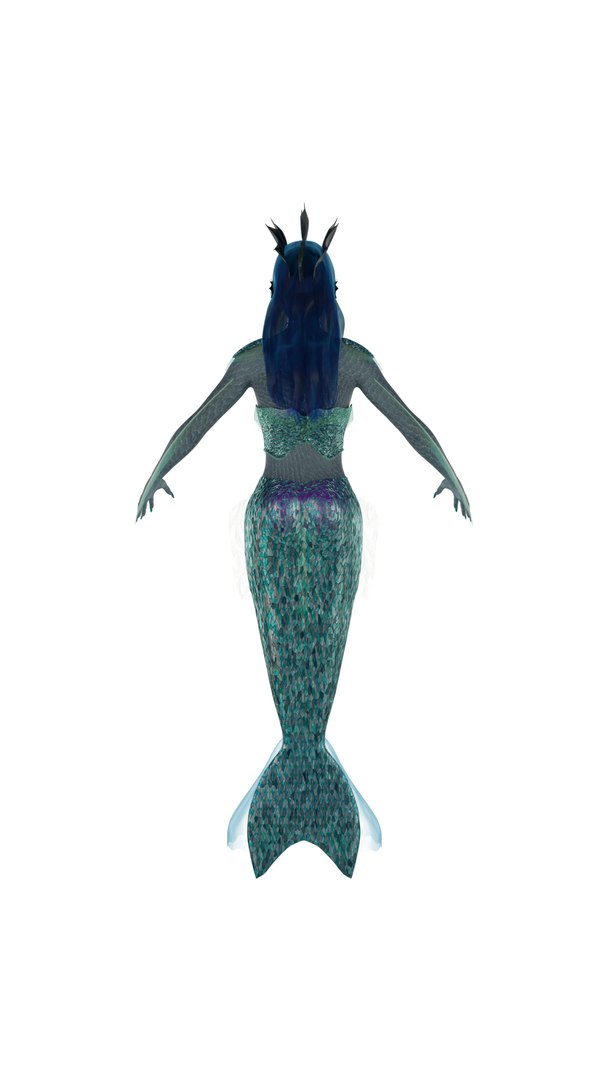 Mermaid Rigged 3D - TurboSquid 1685459