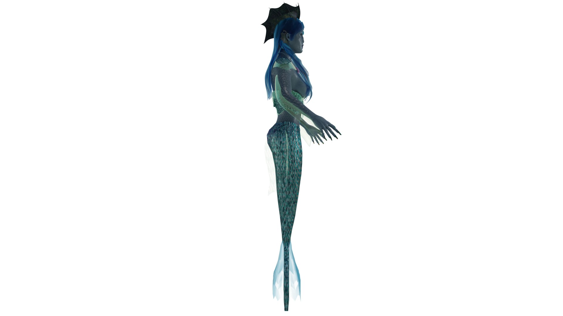 Mermaid Rigged 3D - TurboSquid 1685459