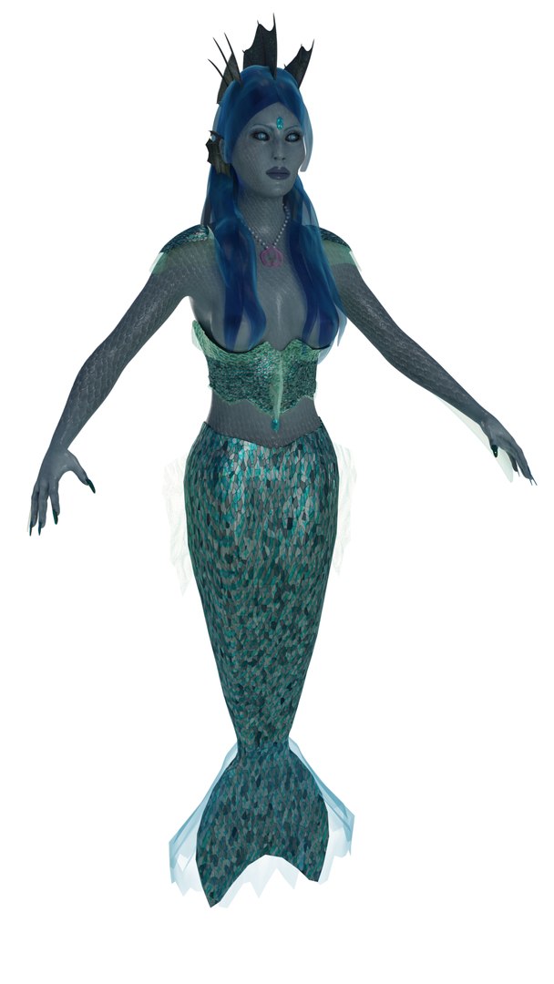 Mermaid Rigged 3D - TurboSquid 1685459