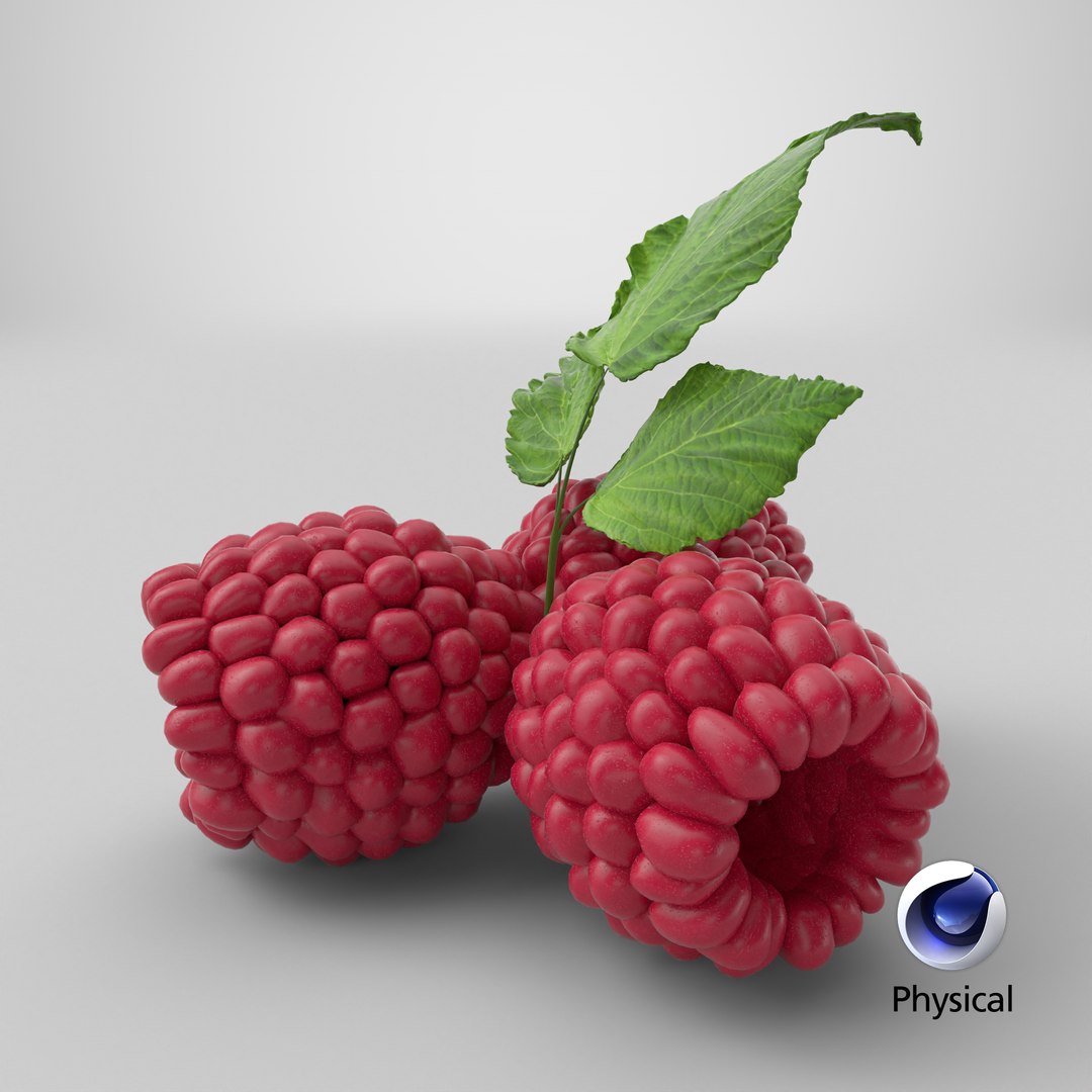 3D Raspberries - TurboSquid 2122550