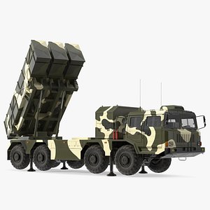 Chinese MLRS WS-2D Green Camouflage in Battle Position