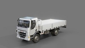 3D Kenworth K370 Flatbed Truck