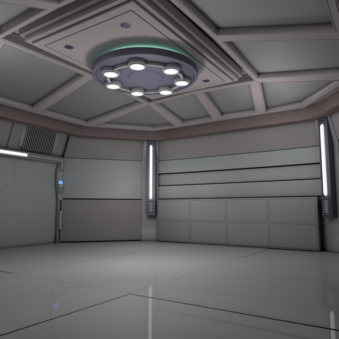 Sci fi room scene 3D model - TurboSquid 1473612
