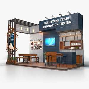 3D exhibition stand 6x3m