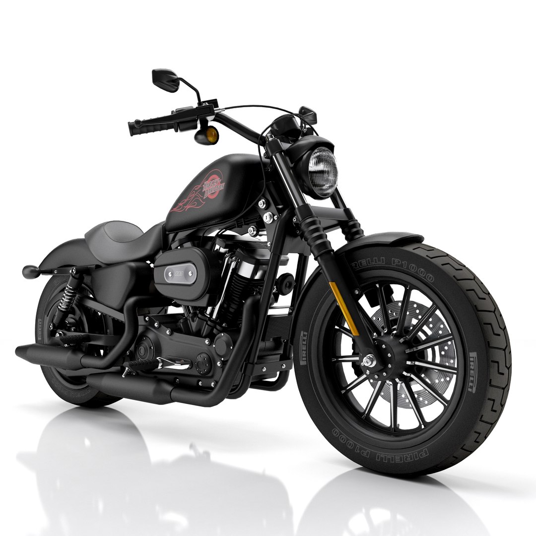 哈雷戴维森Iron 8833D模型- TurboSquid 1998963