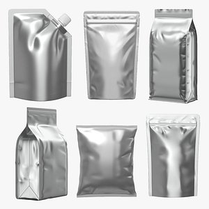 3D Food Package Collection model