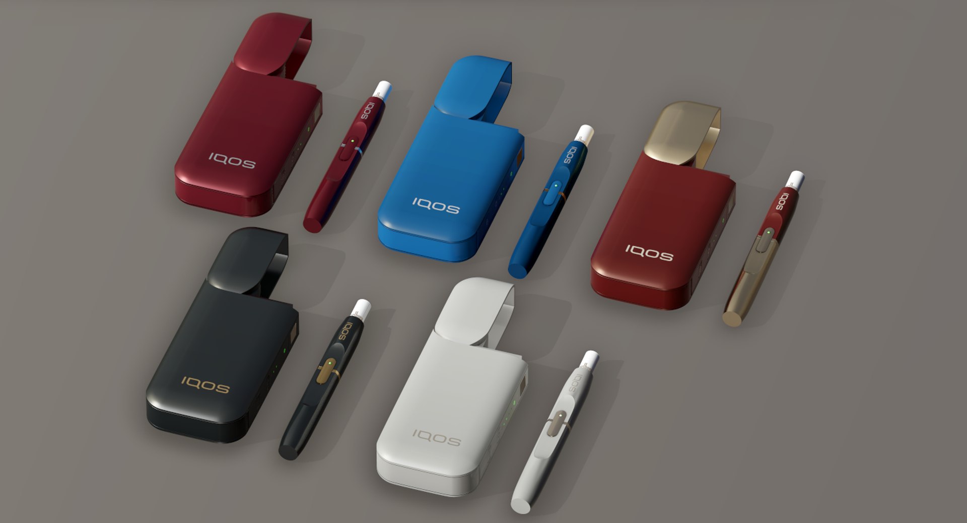 Iqos Color Cigarette 3D Model - TurboSquid 1353696