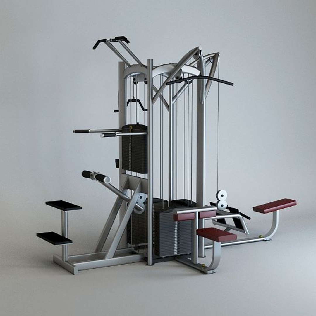 Multi Gym 3d Model