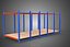 FRAME HORIZONTAL WOOD METAL WAREHOUSE SHELVING STORAGE RACK TRAY