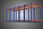 FRAME HORIZONTAL WOOD METAL WAREHOUSE SHELVING STORAGE RACK TRAY