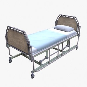 3D Hospital bed model