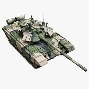 realistic battle tank t-90 3d max